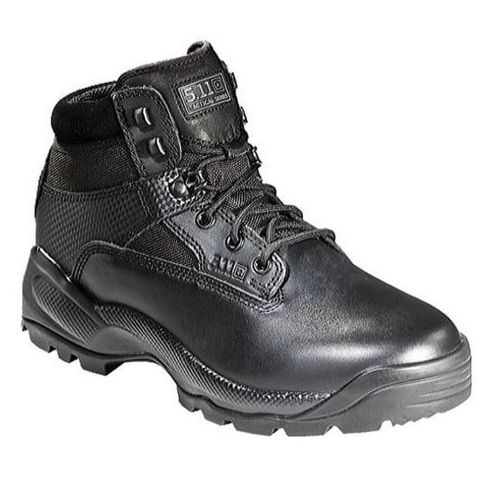 5.11 ATAC 6" Side Zip Black Boots Womens 5 Work Boot Leather Police EMS Security
